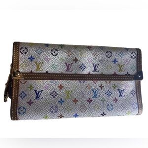Multi color LV wallet - original
